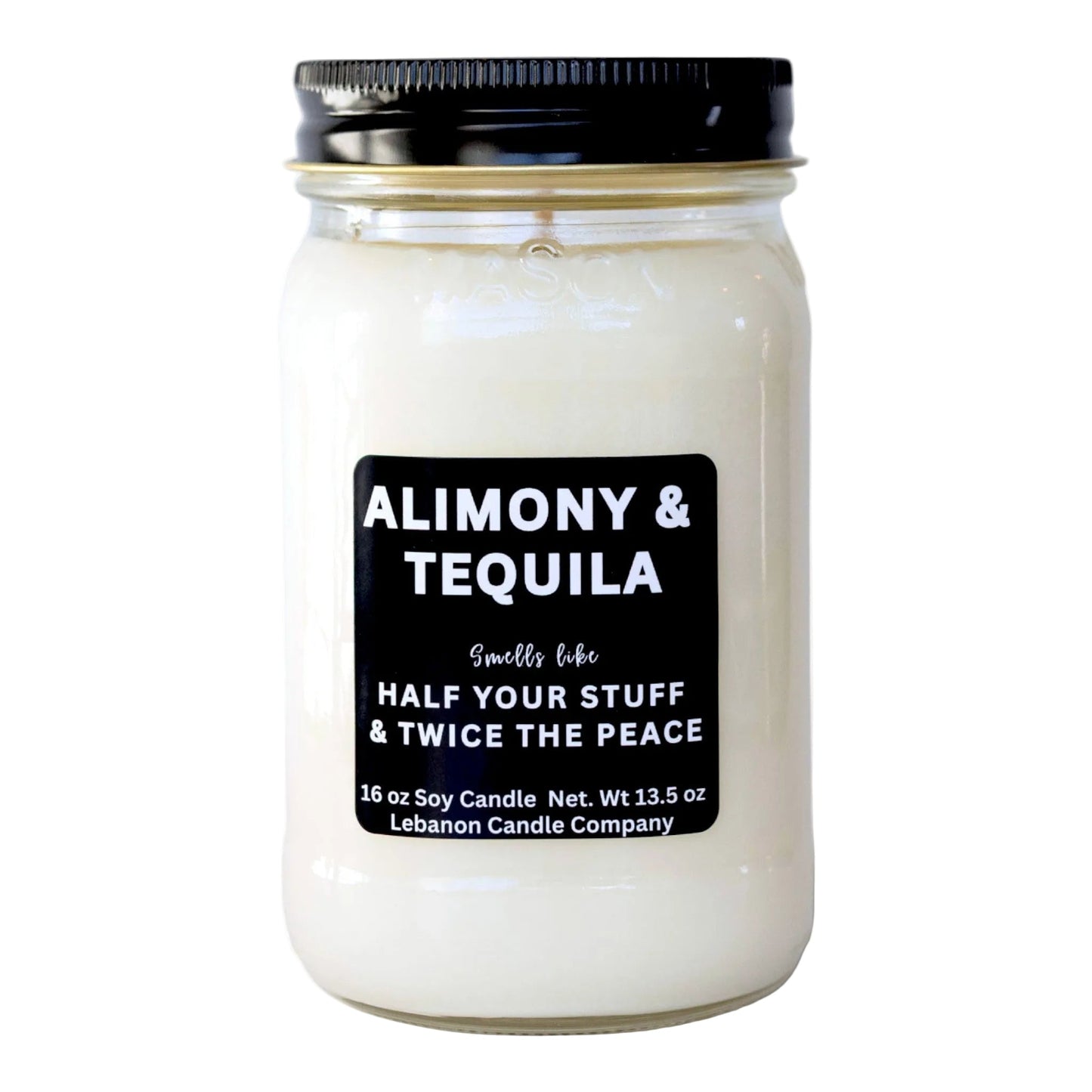 Alimony and Tequila Funny Candle