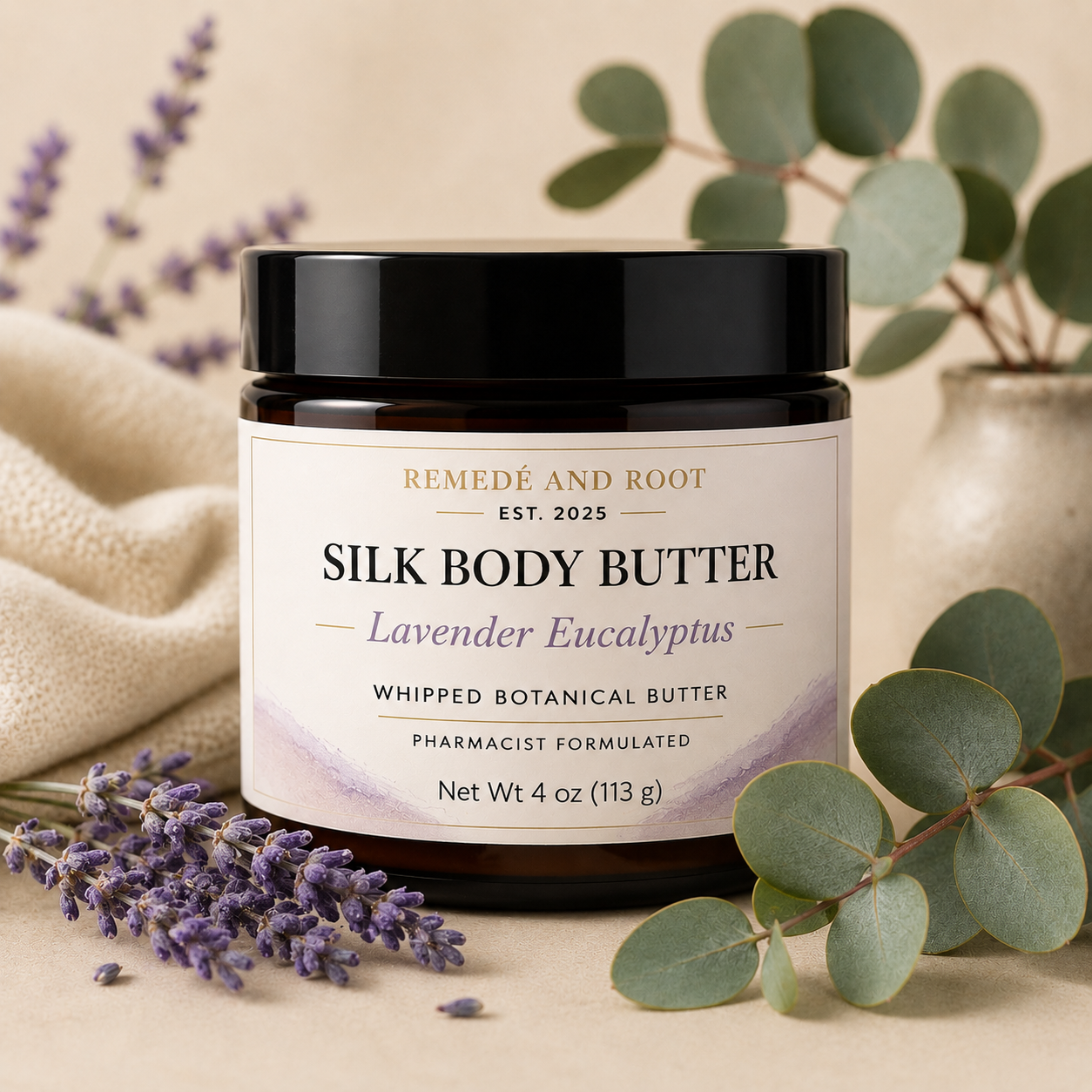Silk Body Butter - Naturally Scented