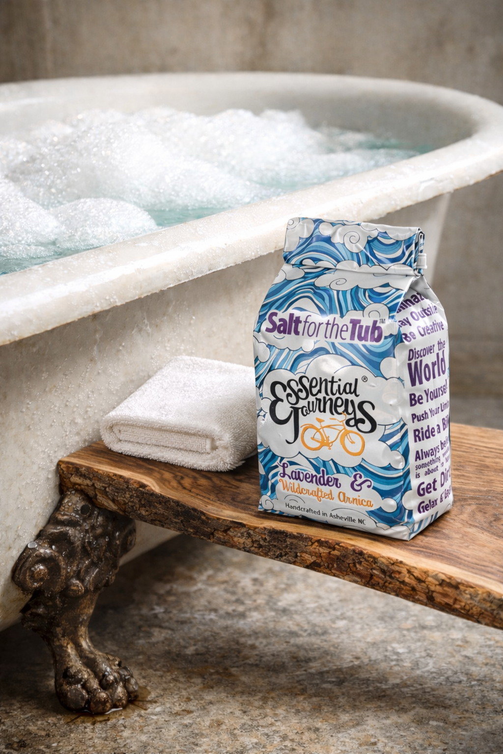 Lavender + Wildcrafted Arnica Bath Salts | Salt for the Tub™