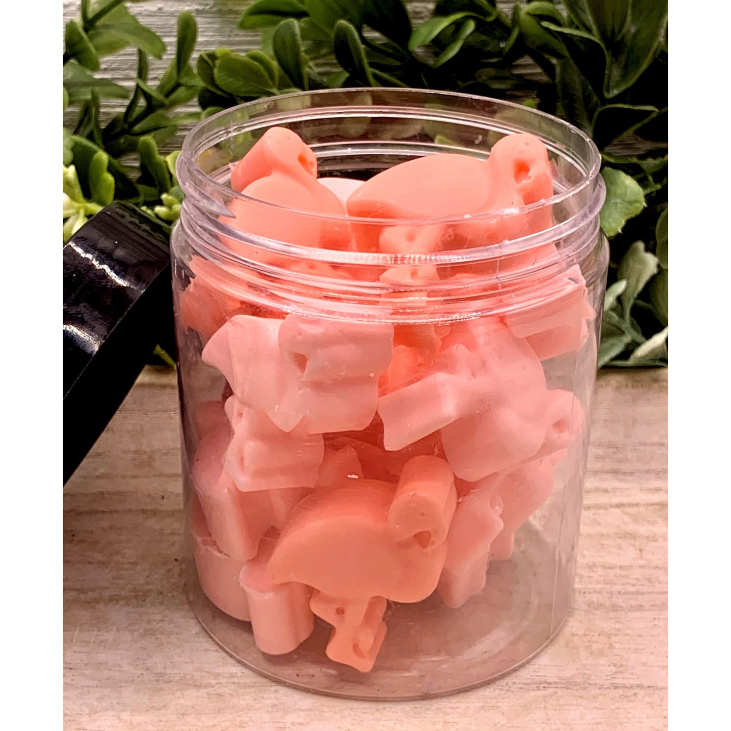 Flamingo Mini Soaps in a Jar: Flamingo Theme, Flamingo party favors, Flamingo soaps, Tropical party favors