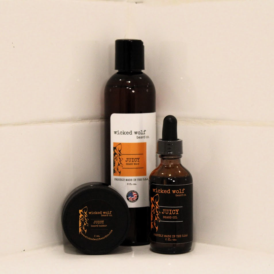 Wicked Wolf Juicy Beard Oil | Hydrating Beard Oil with Fresh Citrus