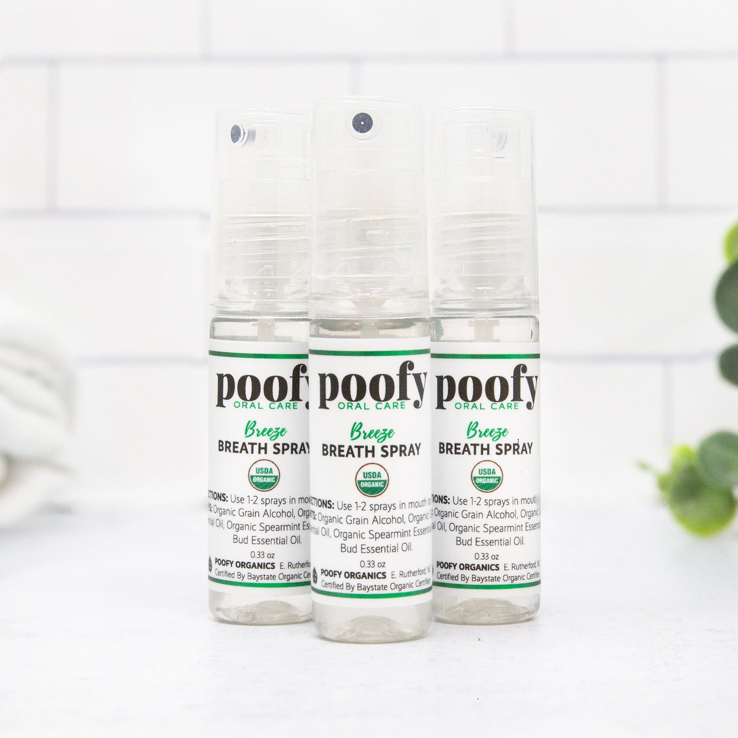 Breeze Breath Spray Organic (3 pk)