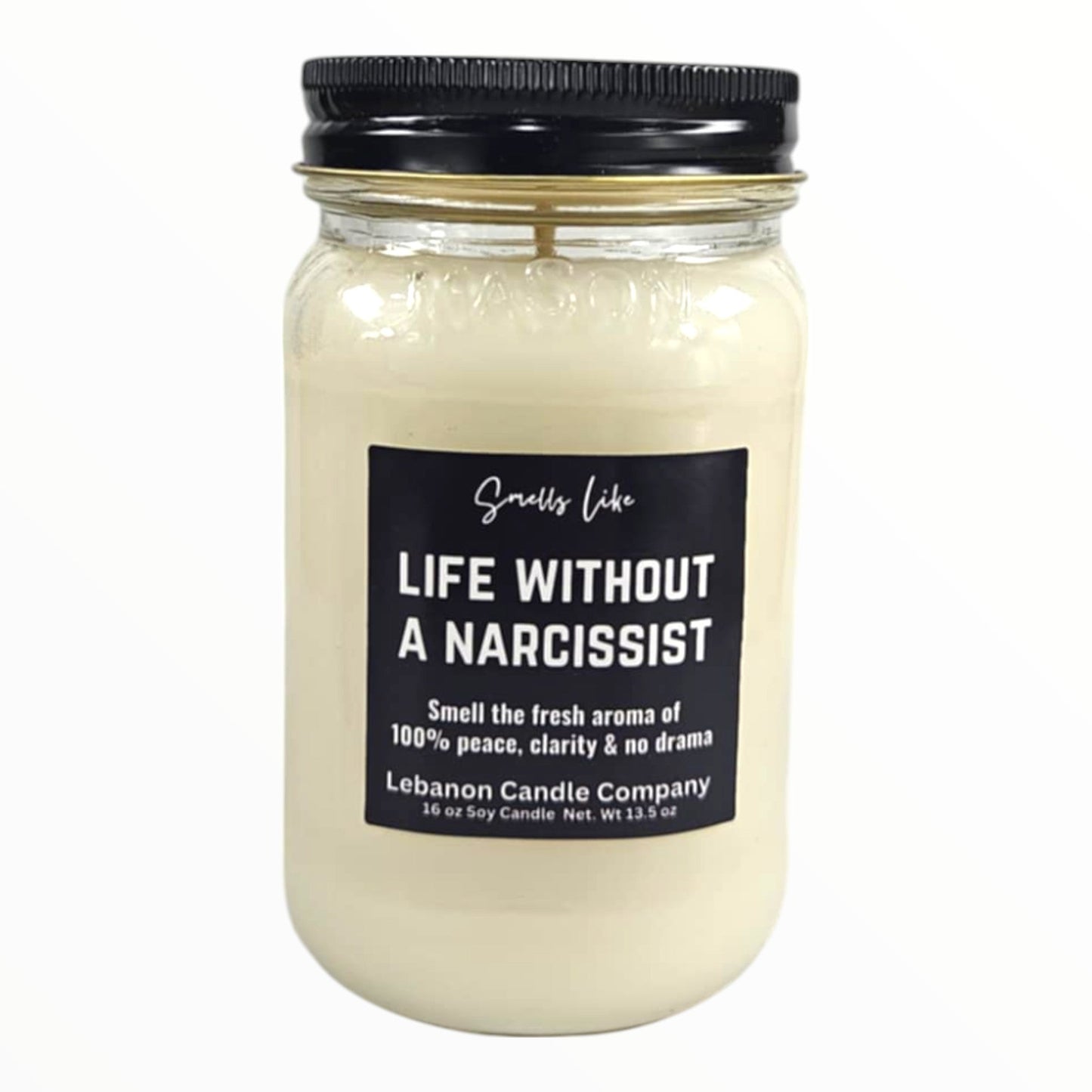 Life Without A Narcissist Funny Candle