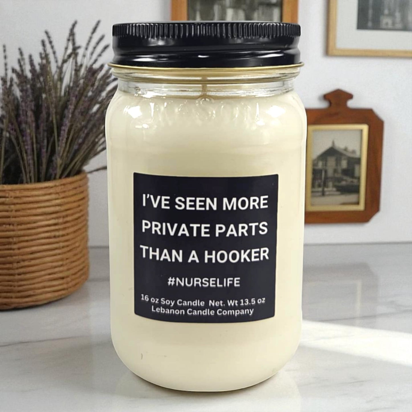 More Private Parts Than A Hooker Funny Nurse Candle