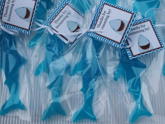10 Shark Soap Party Favors