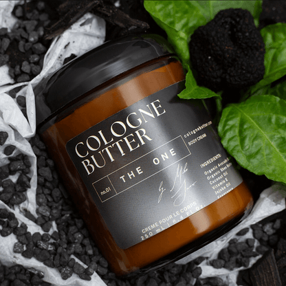 THE ONE – Luxury Fragrance Body Butter | Cedarwood, Vetiver & Warm Floral Cologne Scent Moisturizing Skin Butter | Cologne Butter