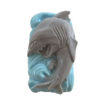 10 Great White Shark Bar of Soap Party Favors