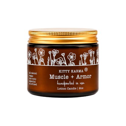 Muscle Armor | Massage Lotion Candle for Sore Muscles