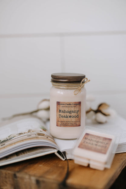 Mahogany Teakwood Candle