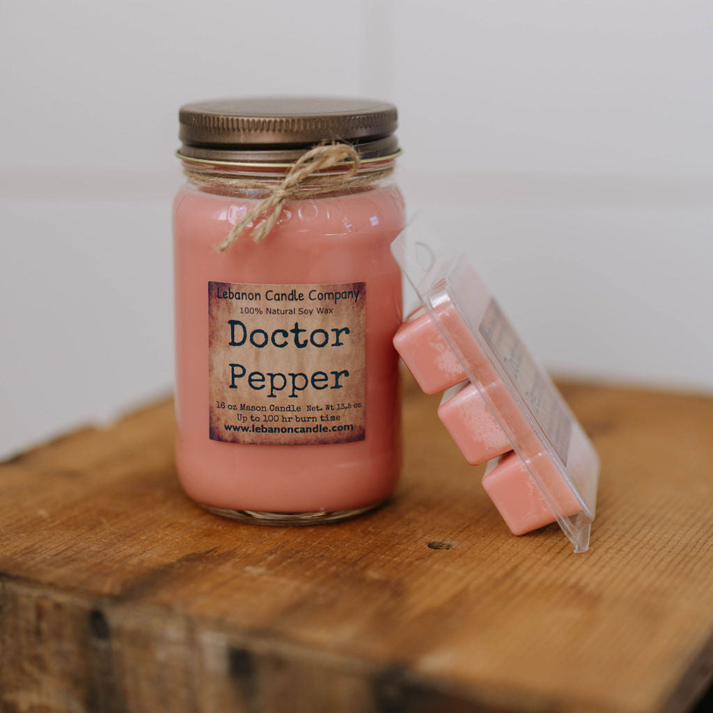 Doctor Pepper Candle