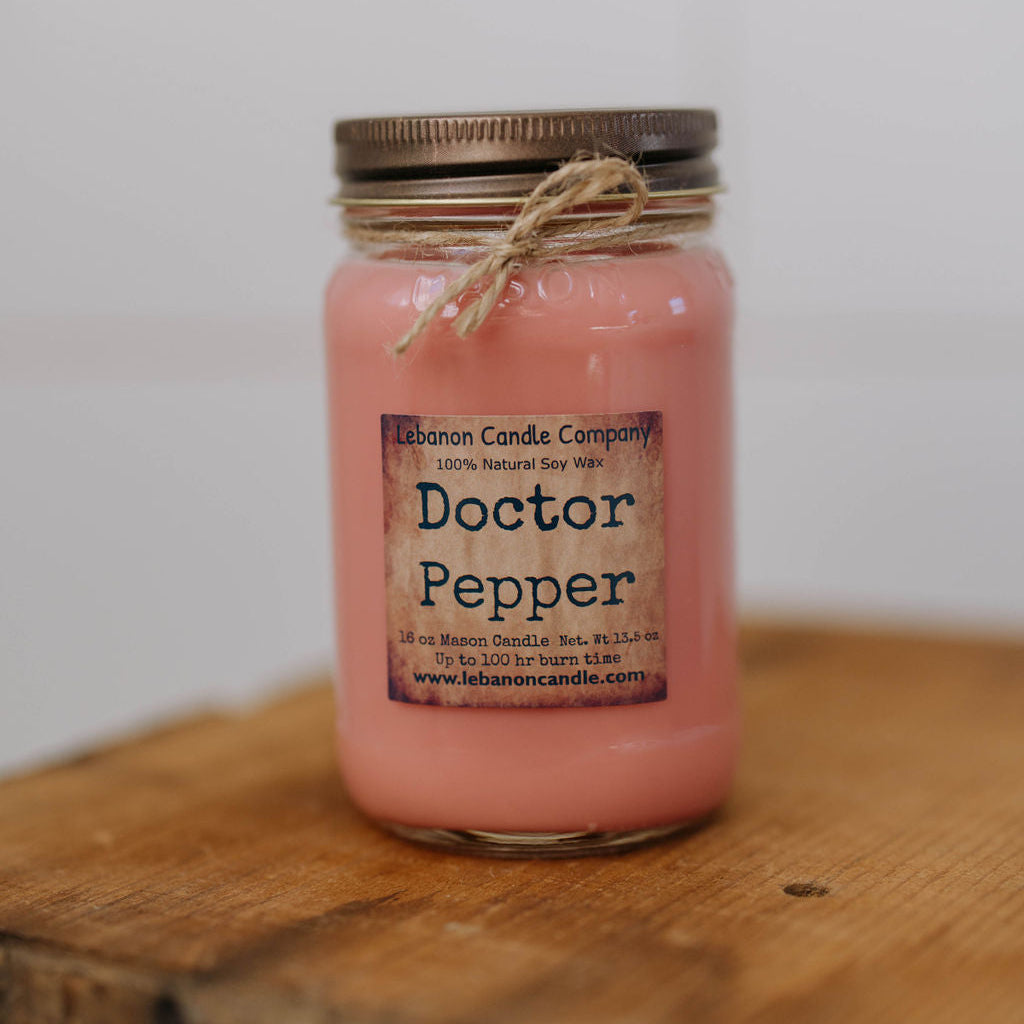 Doctor Pepper Candle