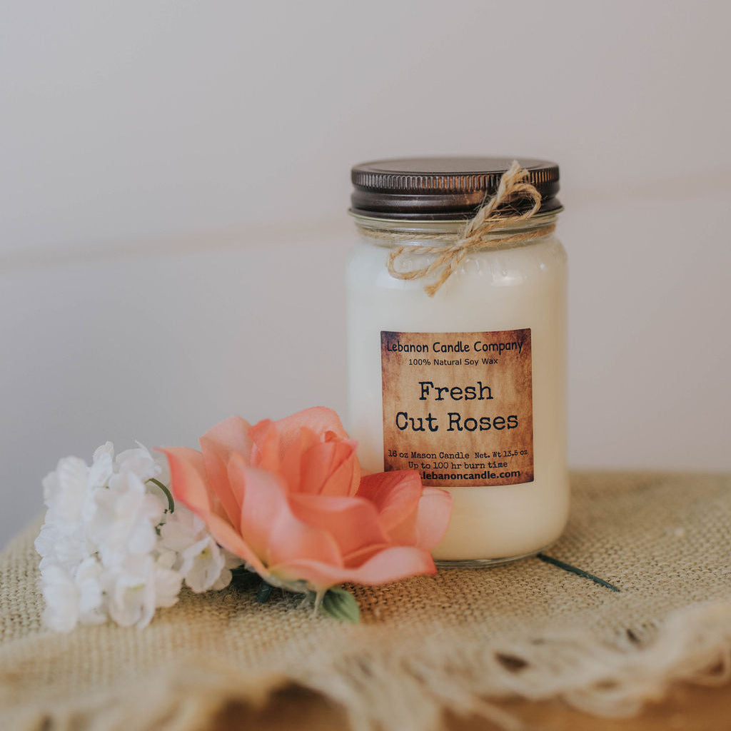 Fresh Cut Roses Candle