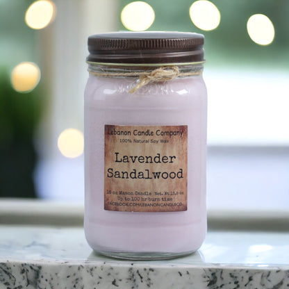 Lavender Sandalwood Candle
