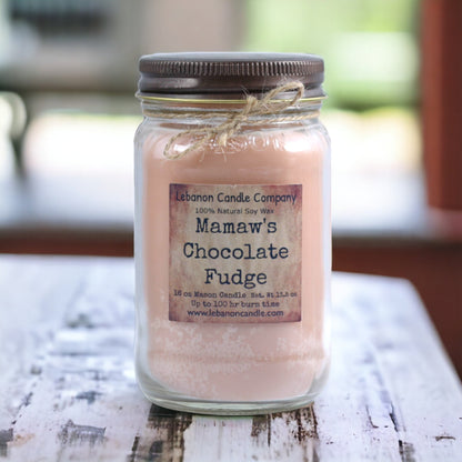 Mamaws Chocolate Fudge Candle