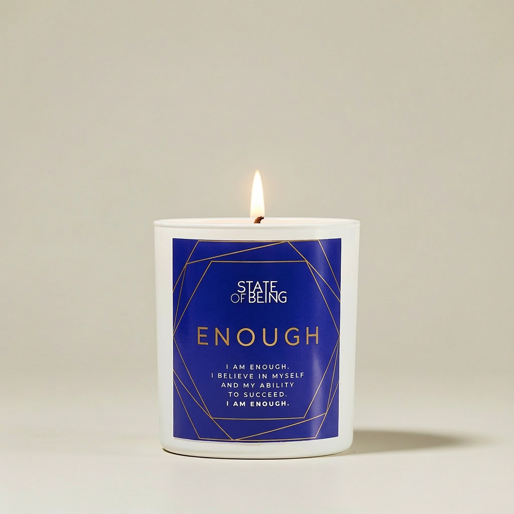 Enough Affirmation Candle | Bergamot & Hinoki