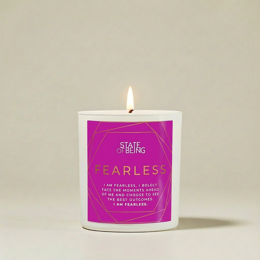 Fearless Affirmation Candle | Oud & White Tea