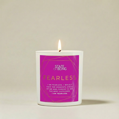Fearless Affirmation Candle | Oud & White Tea