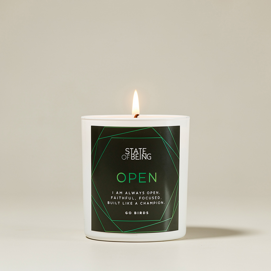 Go Birds Affirmation Candle | Eagles Gift | Patchouli & Eucalyptus