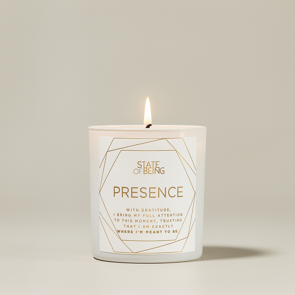 Presence Affirmation Candle | Cranberry & Vanilla
