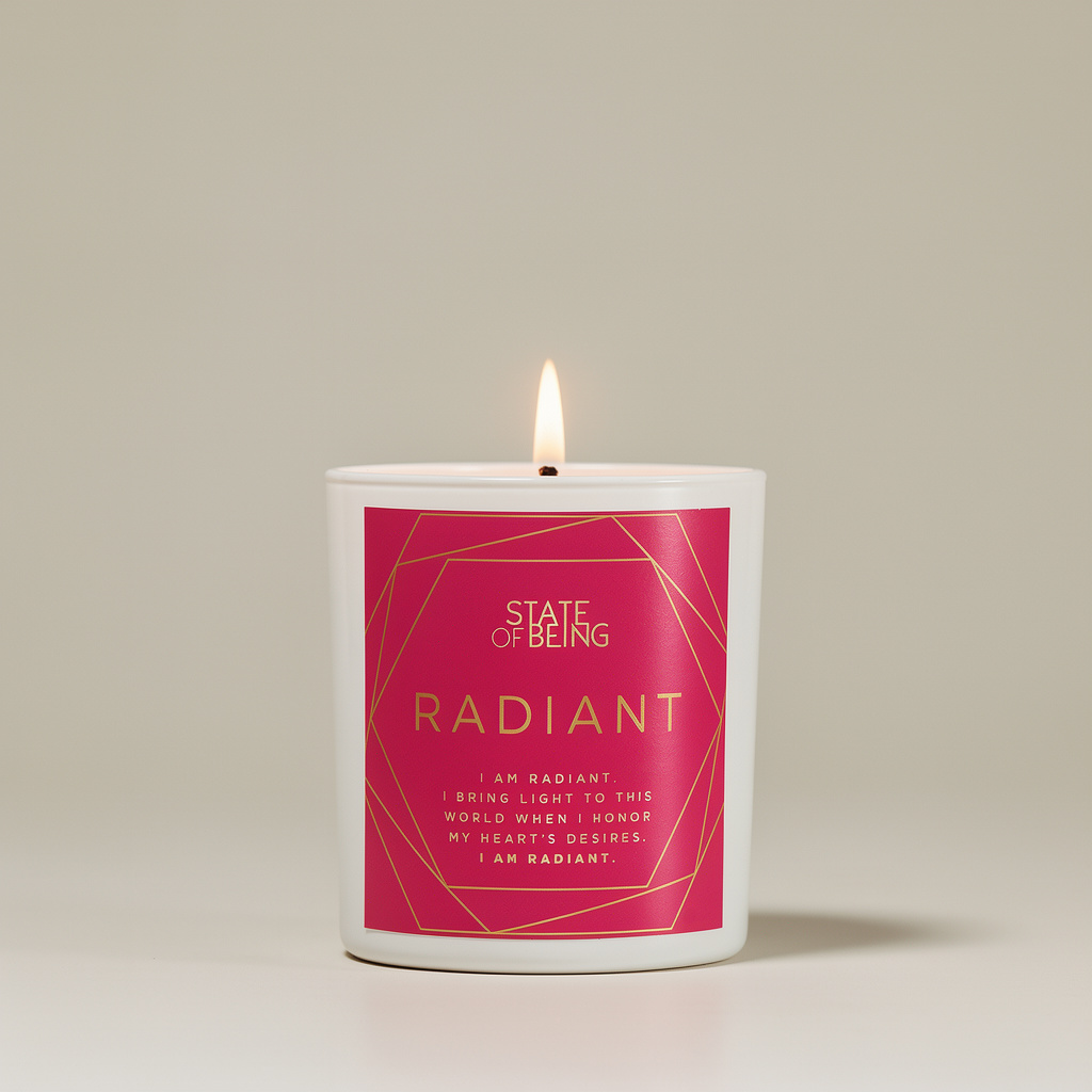 Radiant Affirmation Candle | Grapefruit & Vetiver