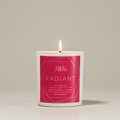 Radiant Affirmation Candle | Grapefruit & Vetiver