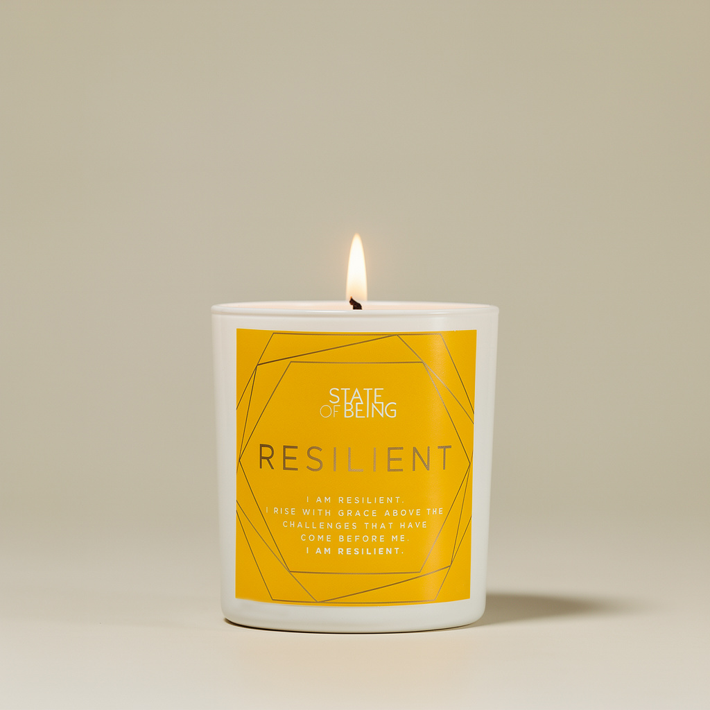 Resilient Affirmation Candle | Peach & Jasmine