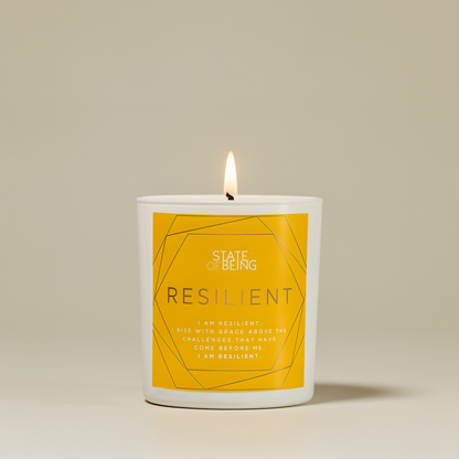 Resilient Affirmation Candle | Peach & Jasmine