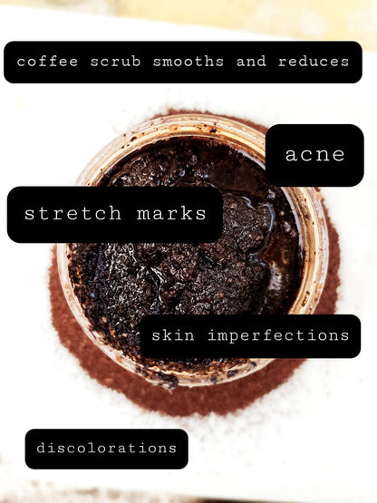 Coffee Scrub Anti-Cellulite Polish for Booty and Thigh