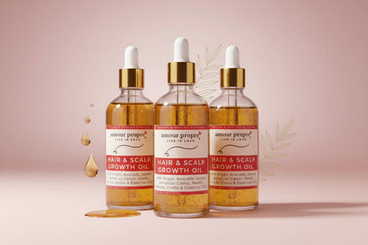 Organic Chebe Hair Growth Oil with Avocado and Argan Oils