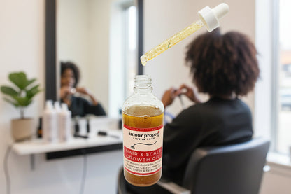 Organic Chebe Hair Growth Oil with Avocado and Argan Oils