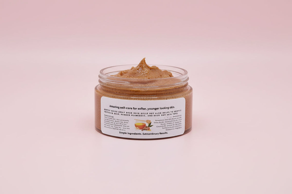 Turmeric & Honey Dark Spot Scrub - Natural Skin Brightening Solution