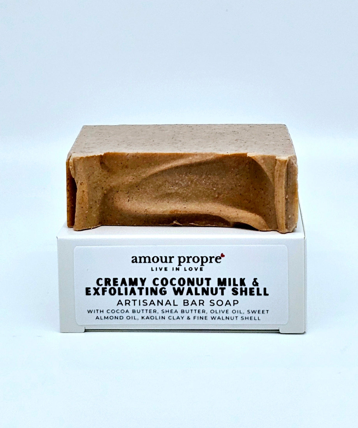 Creamy Coconut Milk & Exfoliating Walnut Shell Artisanal Bar Soap