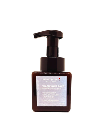 Wash Your Face - Gentle Foaming Facial Wash with Green Tea Extract for Him