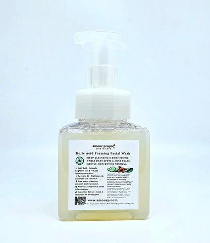 Kojic Acid Foaming Facial Wash – Brighten, Cleanse & Rejuvenate