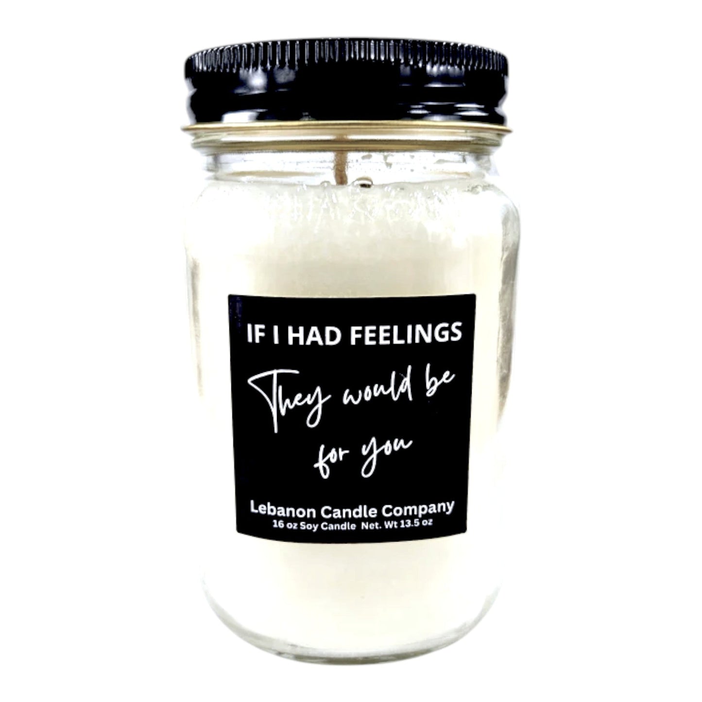 If I Had Feelings They Would Be For You Funny Candle