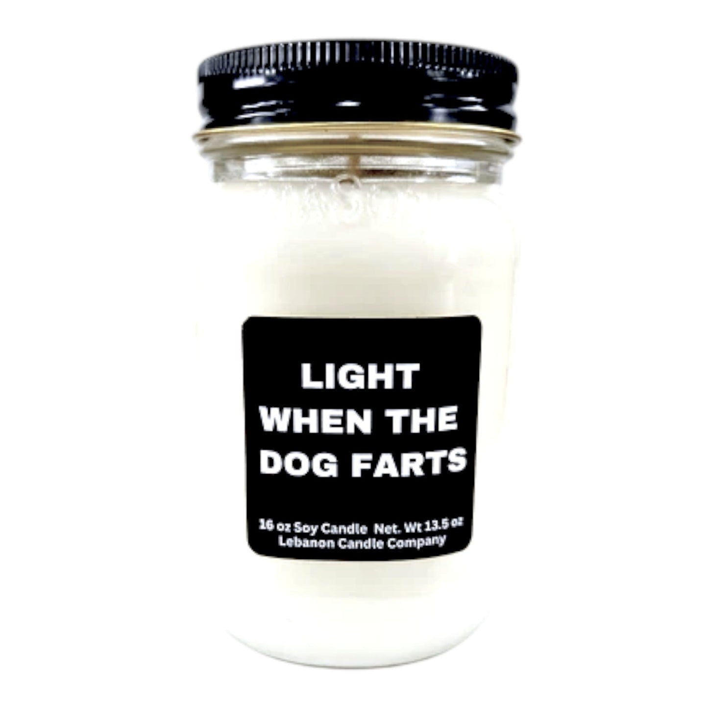 Light When The Dog Farts Funny Candle