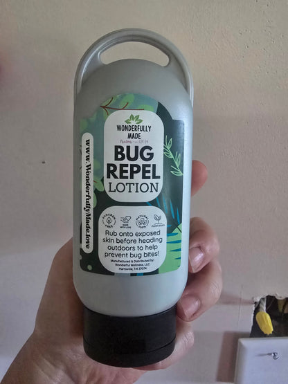 BUG REPEL LOTION | organic | natural preservative | No Parabens | Essential Oil scented