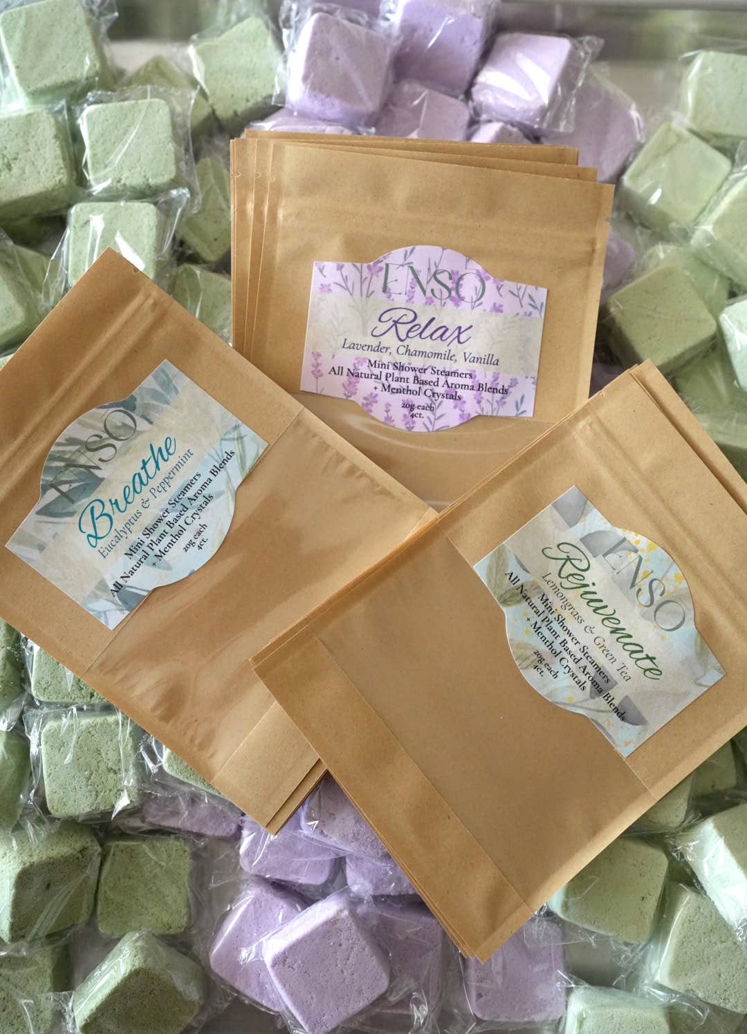 Rejuvenate Aromatherapy Menthol Shower Steamers Gift Set