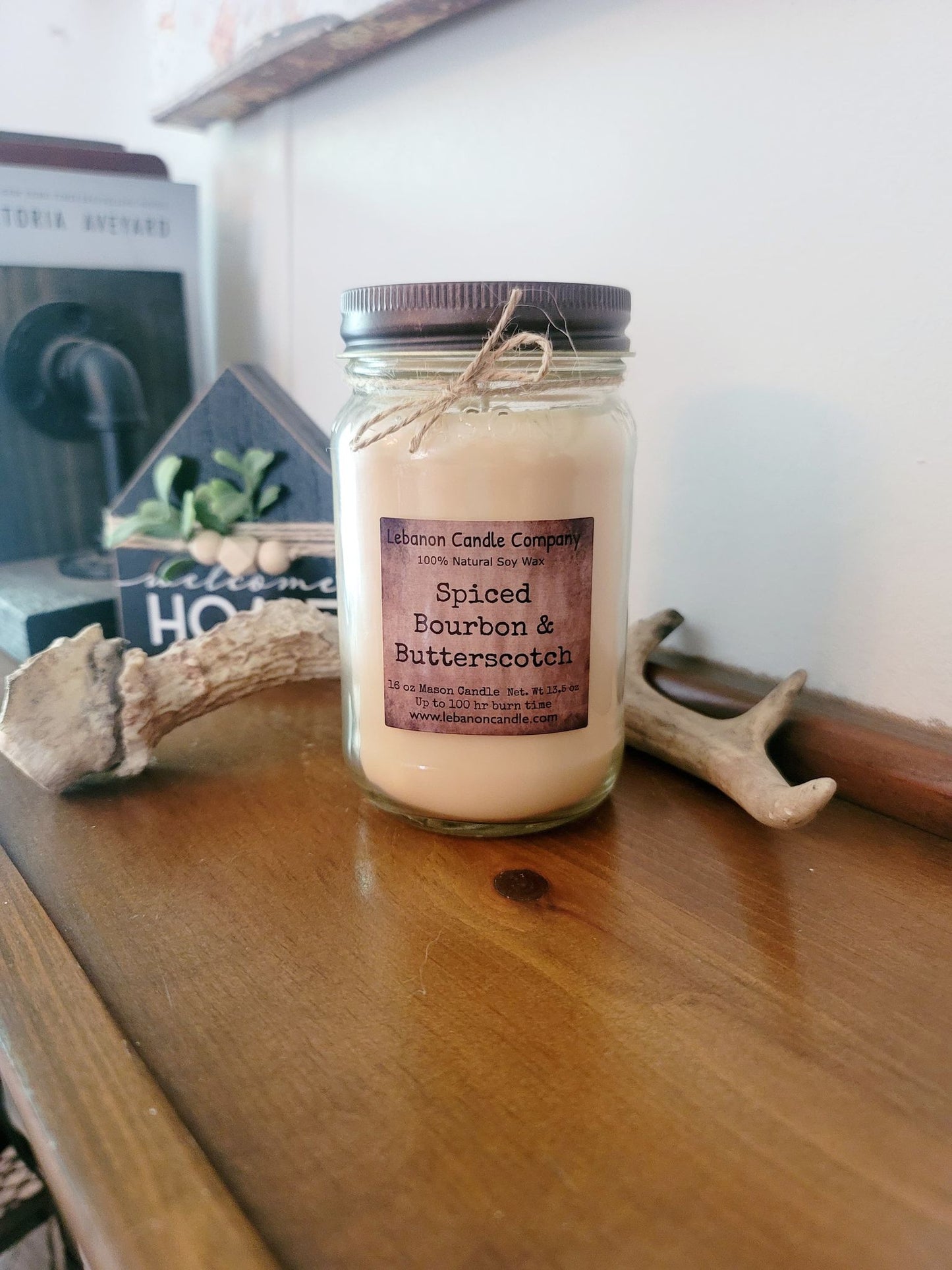 Spiced Bourbon & Butterscotch Candle