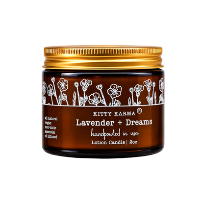 Aromatherapy Lavender Massage Lotion Candle