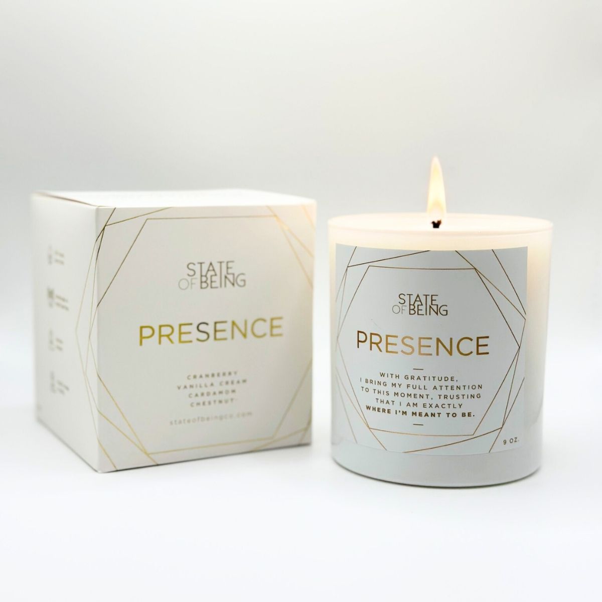 Presence Affirmation Candle | Cranberry & Vanilla