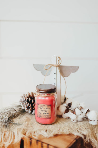 Christmas Movie Marathon Candle