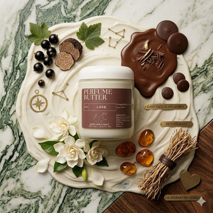 LOVE – The Luxury Body Butter Perfume | Seductive Sweet Floral & Warm Chocolate Scent | Elegant Fragrance for Women & Men