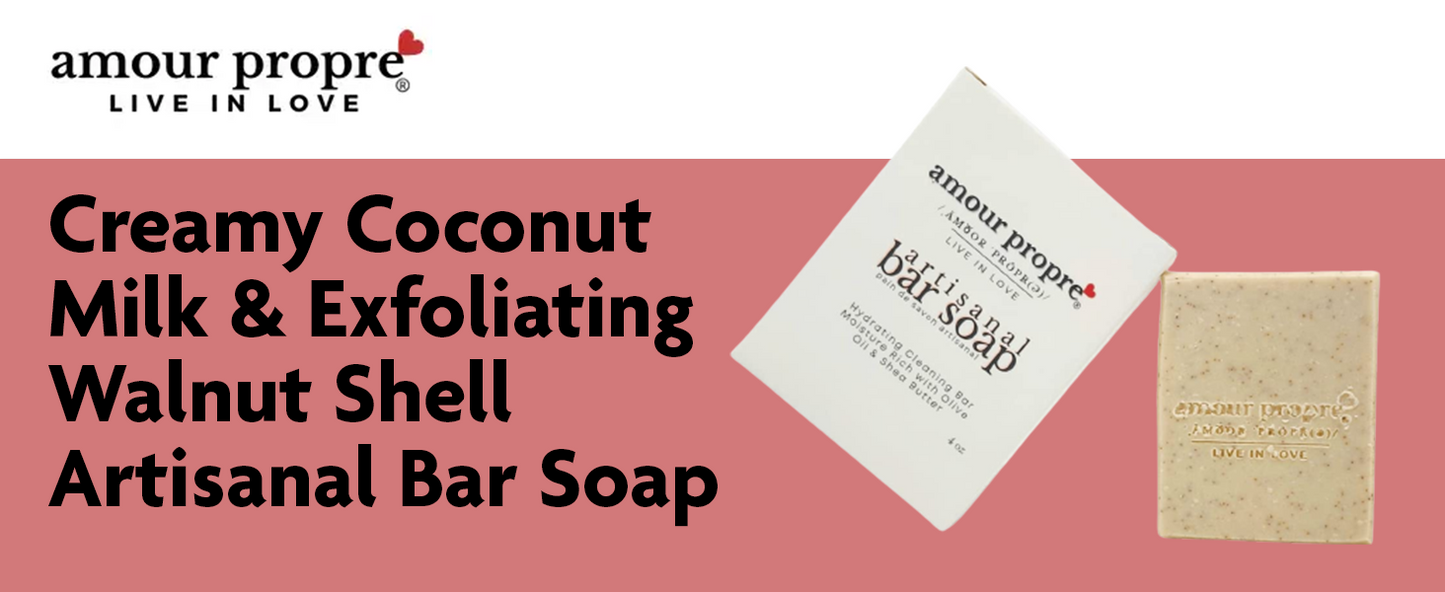 Creamy Coconut Milk & Exfoliating Walnut Shell Artisanal Bar Soap