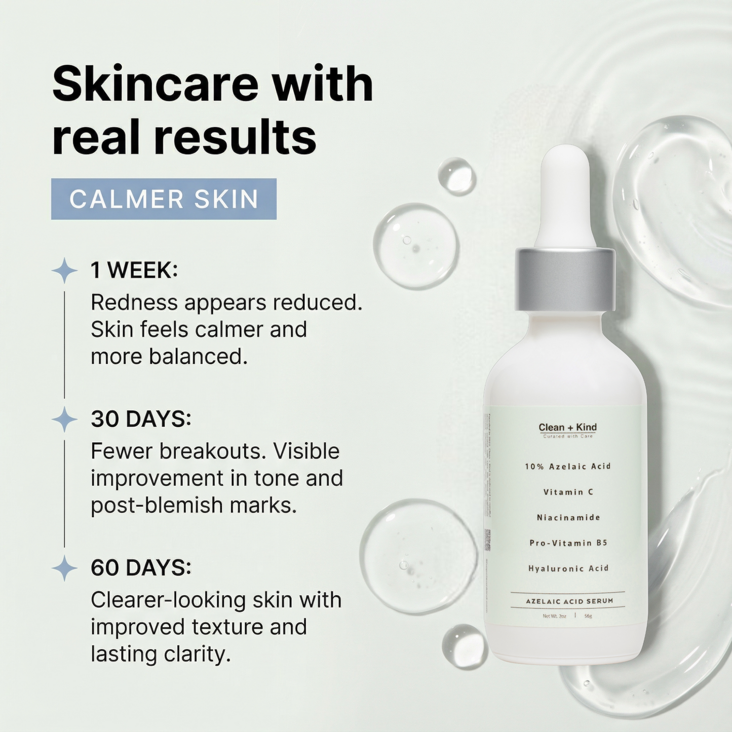 Azelaic Acid Serum 10% — Silicone-Free, Fragrance-Free, 2 oz