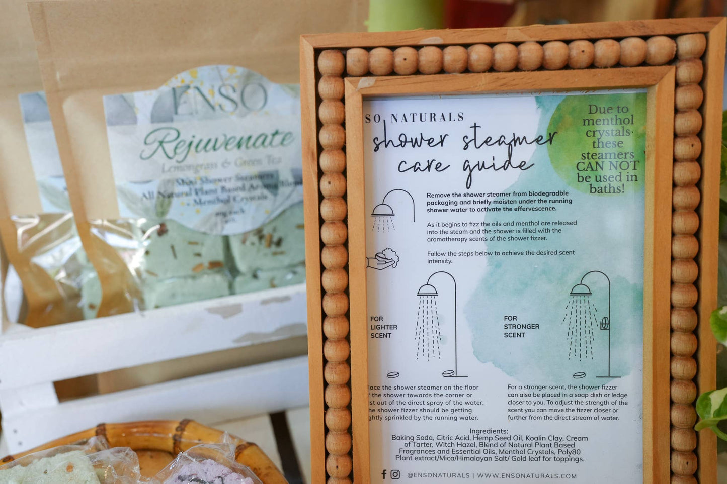 Breathe Aromatherapy Menthol Shower Steamers Gift Set
