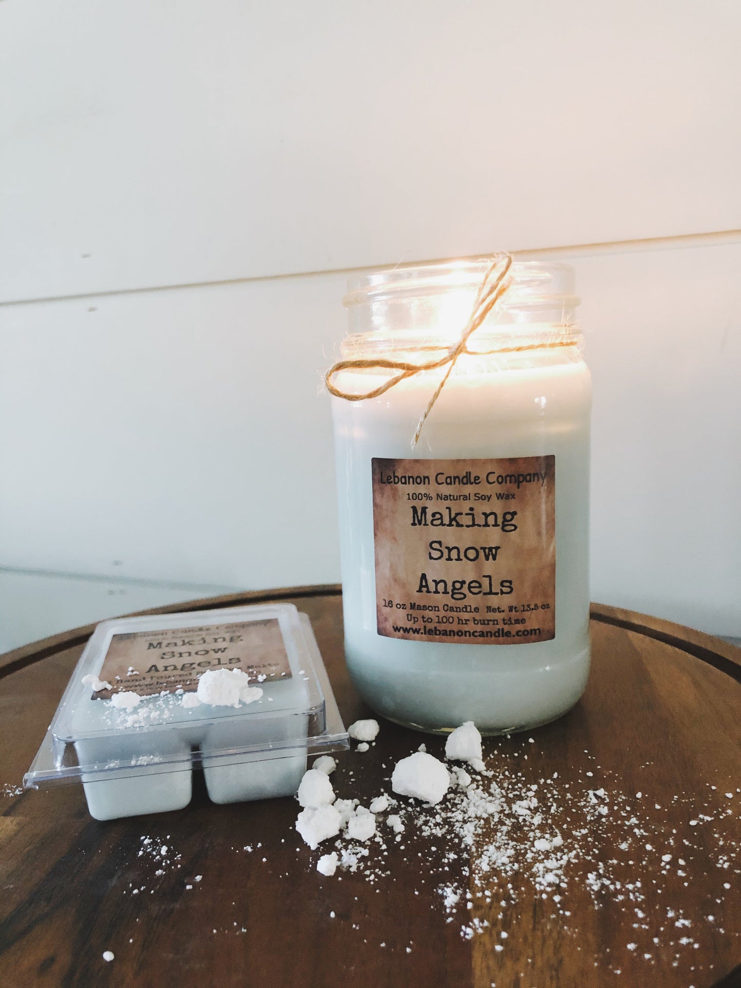 Making Snow Angels Wax Melt