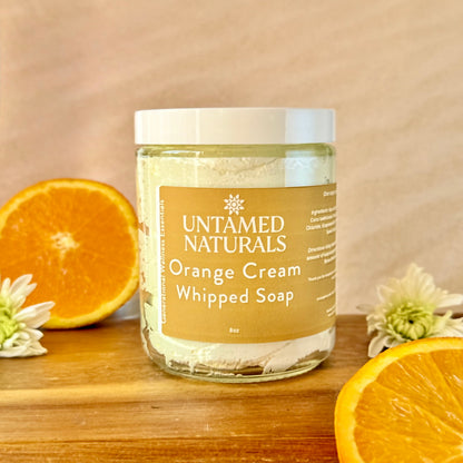 🍊 Orange Cream Whipped Soap: A Lush, Dreamy Cleanse