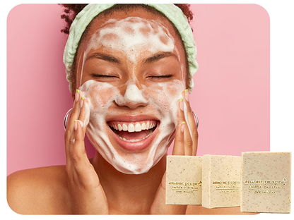 Creamy Coconut Milk & Exfoliating Walnut Shell Artisanal Bar Soap