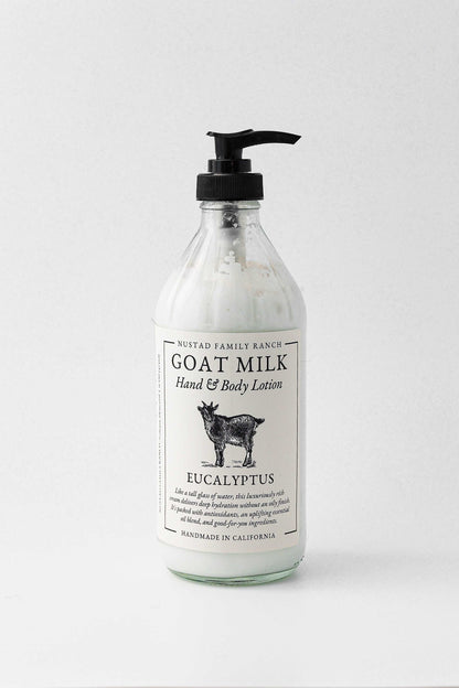Eucalyptus Goat Milk Lotion | Cooling & Fast-Absorbing